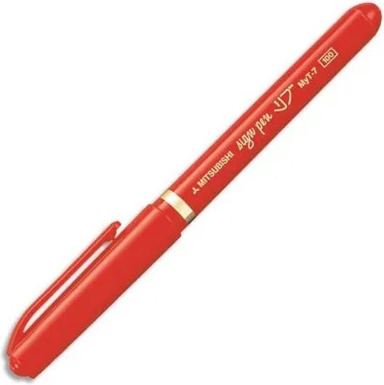 Uni Sign Pen Rood 0,7 mm