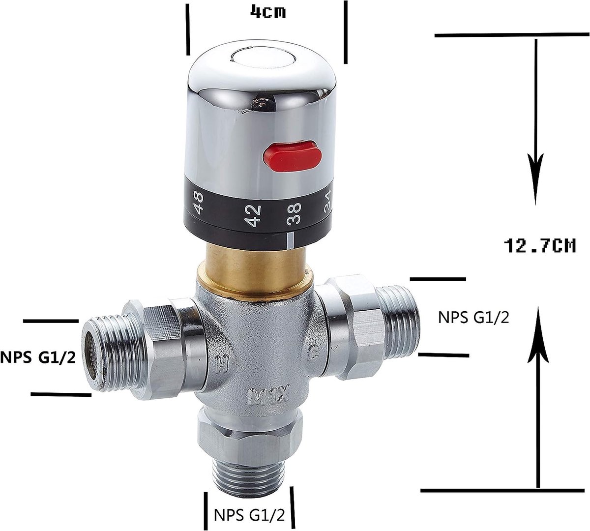 Ymiko laiton mitigeur thermostatique température de l'eau tuyau de