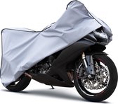 CarPassion Housse moto - Housse de protection - Imperméable et résistante au gel - Taille S - Grijs - 205 x 120 cm