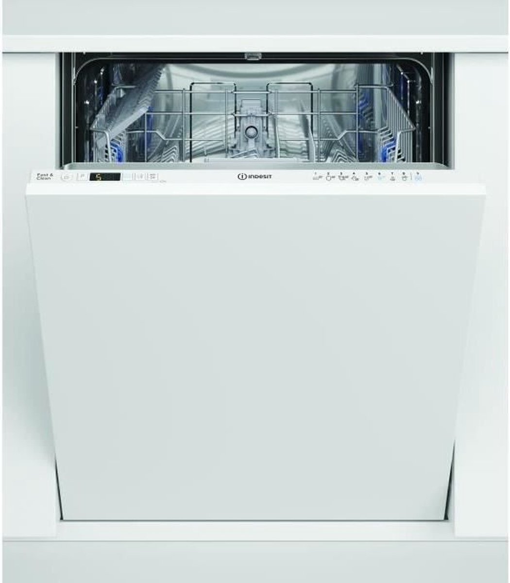Volledig geĂŻntegreerde vaatwasser INDESIT D2IHD526A - 14 couverts - L60cm - 46dB - Roestvrij staal