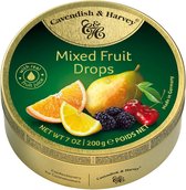 Snoep-Mixed fruit Drops - drie blikken