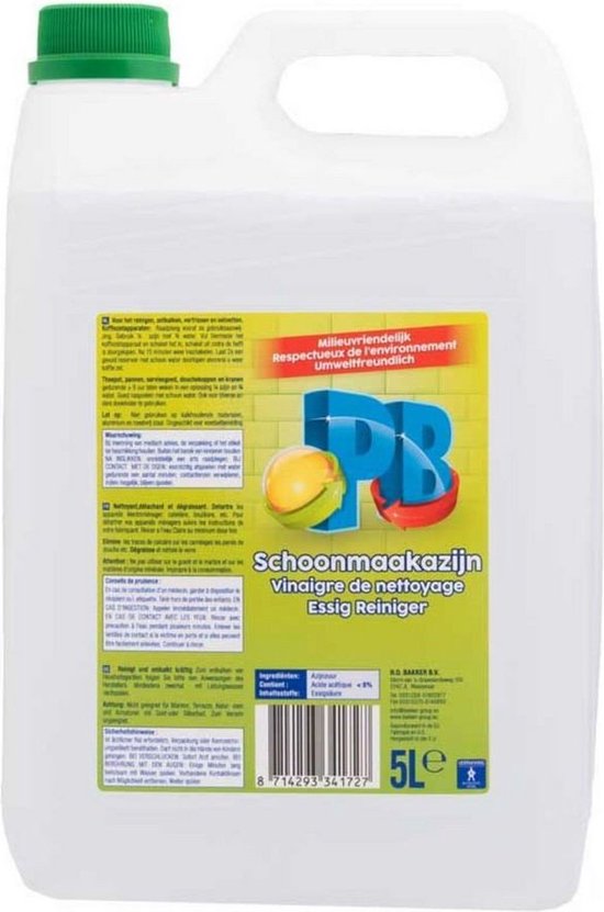 PB | Schoonmaakazijn | 3 × 5 liter