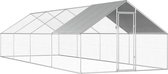 The Living Store Kippenverblijf Huisvesting - 2.75 x 8 x 1.92 m - Gegalvaniseerd staal