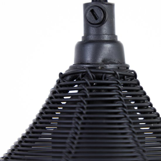 Light & Living Hanglamp Alvaro - Zwart - 5L - Modern - Hanglampen Eetkamer, Slaapkamer, Woonkamer