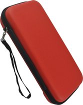 Hoesje Geschikt voor Nintendo Switch Lite Hoes Bescherm Case Hardcover Met Polsbandje - Hoes Geschikt voor Nintendo Switch Lite Case - Rood