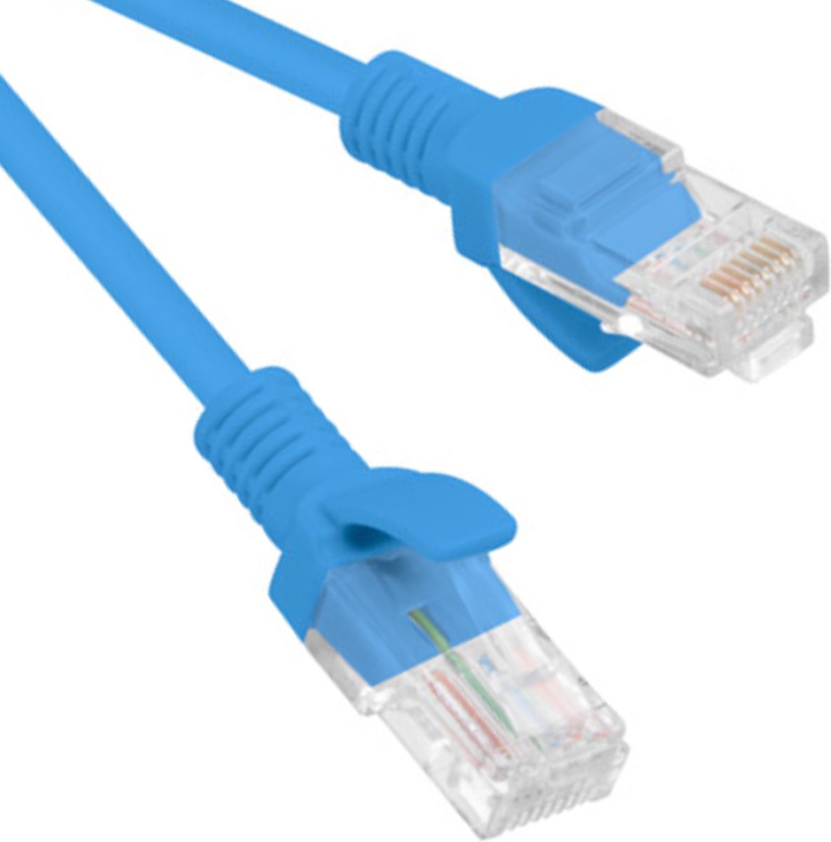 Lanberg - 5 m blauwe Cat.6 UTP Ethernet-netwerkkabel PCU6-10CC-0500-B