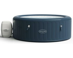 Lazy Spa Milan - Jacuzzi opblaasbaar - bubbelbad  -  4 tot 6 Personen - 1.96 m x 71 cm - Smartphone Bedienbaar - Winterbestendig - Inclusief Afdekhoes - Inclusief Filter en Motorblok
