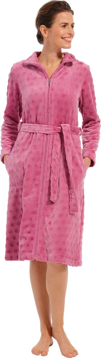 Pastunette dames badjas 70232-124-8 - Rose - S 36/38