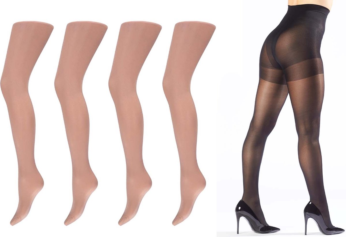 Comfort Essentials - Corrigerende Panty - 40 Denier - 2-Pack - Daino Nude - Maat M 40/42