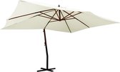 Parasol flottant The Living Store - Pratique - Mobilier de jardin - Dimensions - 400 x 300 cm - Couleur - Blanc sable