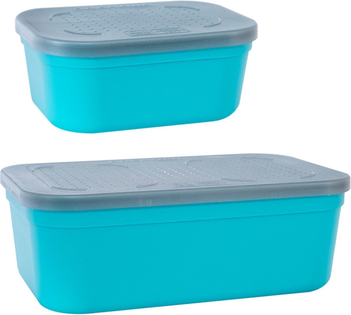 Drennan DMS STD Bait Box Aqua (met gaatjes) - Maat : 3 Pint