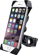 DrPhone FH2 Universeel Fietshouder voor Fietsstuur - Vierhoeken - Geschikt voor alle smartphones tussen 3.5 tot 7 inch - 360 graden rotatie - Stevig klemstructuur - Zwart