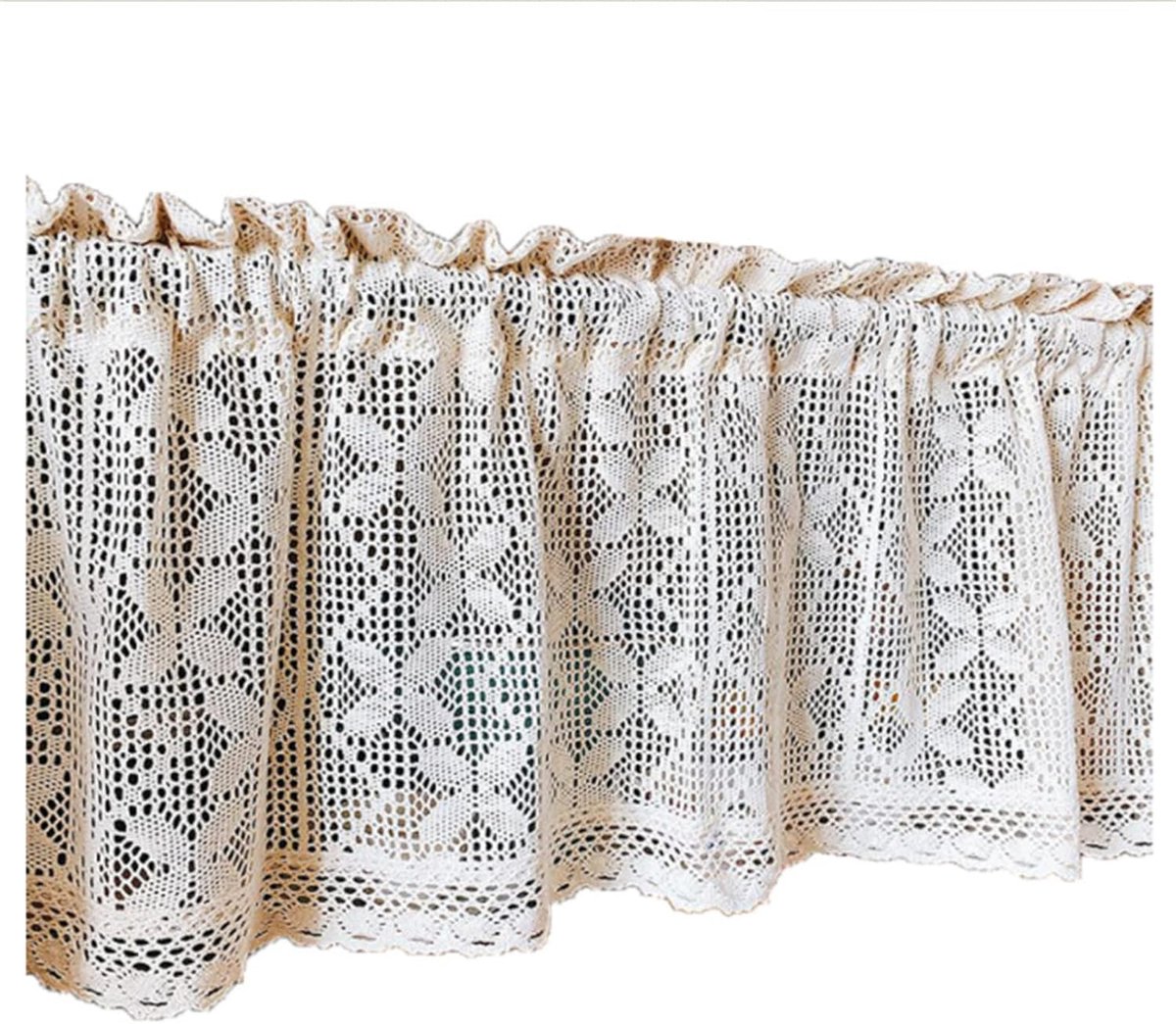 Klassieke Land Keuken Staaf Pocket Kort Gordijn Valletjes, Bistrogordijn, boerderij Ontwerp Raam Behandeling Korte Topper Korte Gordijnen Decor, Voor Woonkamer Slaapkamer Cafe (Size : W300xH40cm