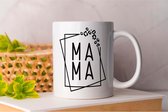Mok MAMA - MomLife - Motherhood - Gift - Cadeau - MomLifeBestLife - SuperMom - MamaBear - Moederliefde - MamaLeven - MoederZijn - MoederKind