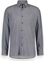 Twinlife Heren Shirt Print Geweven - Overhemd - Comfortabel - Regular Fit - Groen - M