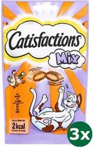 Catisfactions mix kip/eend 3x 60 gr
