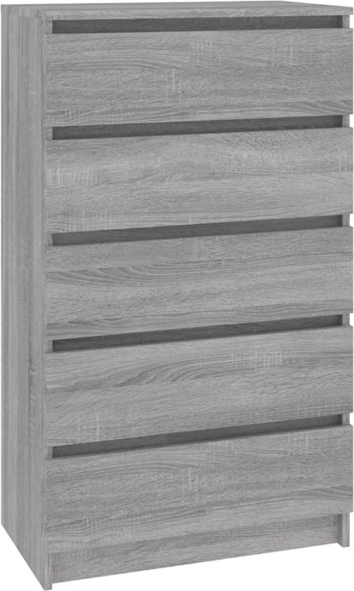 VidaXL Dressoir 70x40,5x75 cm bewerkt hout sonoma eikenkleurig