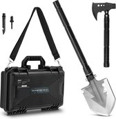 hillvert Survival spade - 8 Functies + Etui met schouderriem