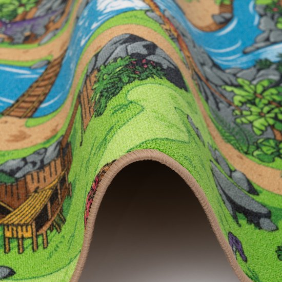 CARPETIA Groot tapijt voor kinderkamer, speeltapijt, wasbaar, antislip