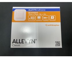 Allevyn Adhesive 7,5 cm x 7,5 cm x10