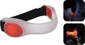 PD® - hardloop verlichting - Veiligheidsarmband - Reflecterende armband - Rood