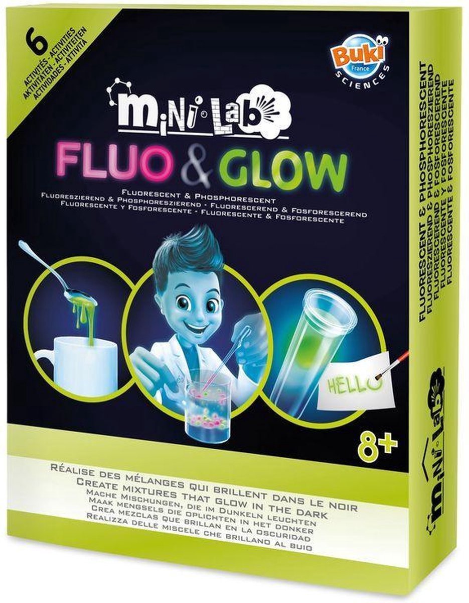 Buki - Mini Lab fluo en glow