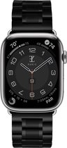Elysian horlogebandje geschikt voor Apple Watch - Schakelband - 316L Roestvrij Staal - 22mm - Quick Release - Verstelbaar - Series 1/2/3/4/5/6/7/8/9/SE/Ultra(2) - Apple Watch Bandje 42/44/45/49mm