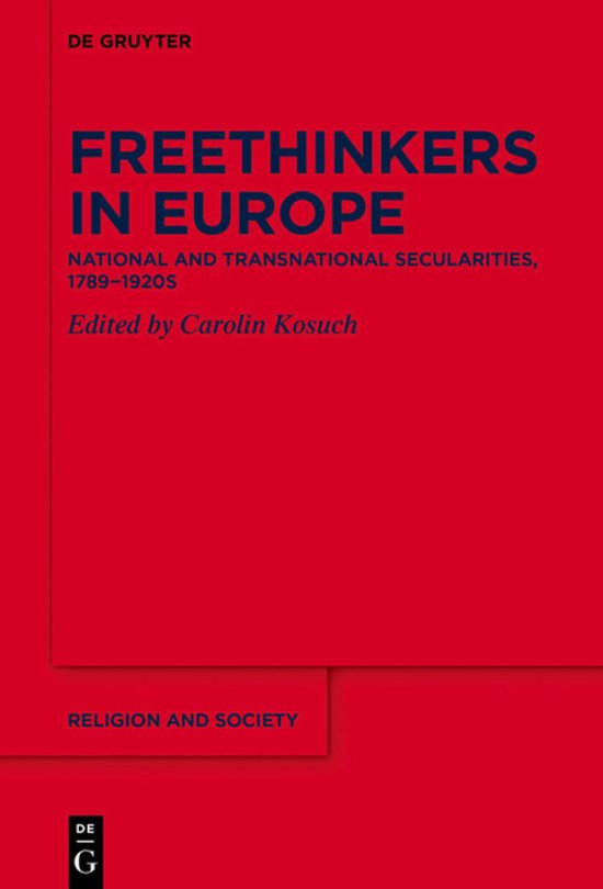Religion and Society86- Freethinkers in Europe - cover