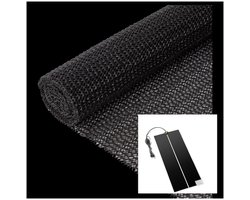 Warmtemat inclusief antislipmat- 28 x 65 cm - met regelaar - 25 Watt- voor kuikens - reptielen - kleine zoogdieren - pluimvee