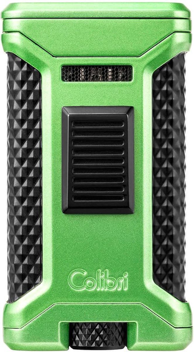 Goedkoopste Colibri aansteker triple flame Ascari zwart-groen