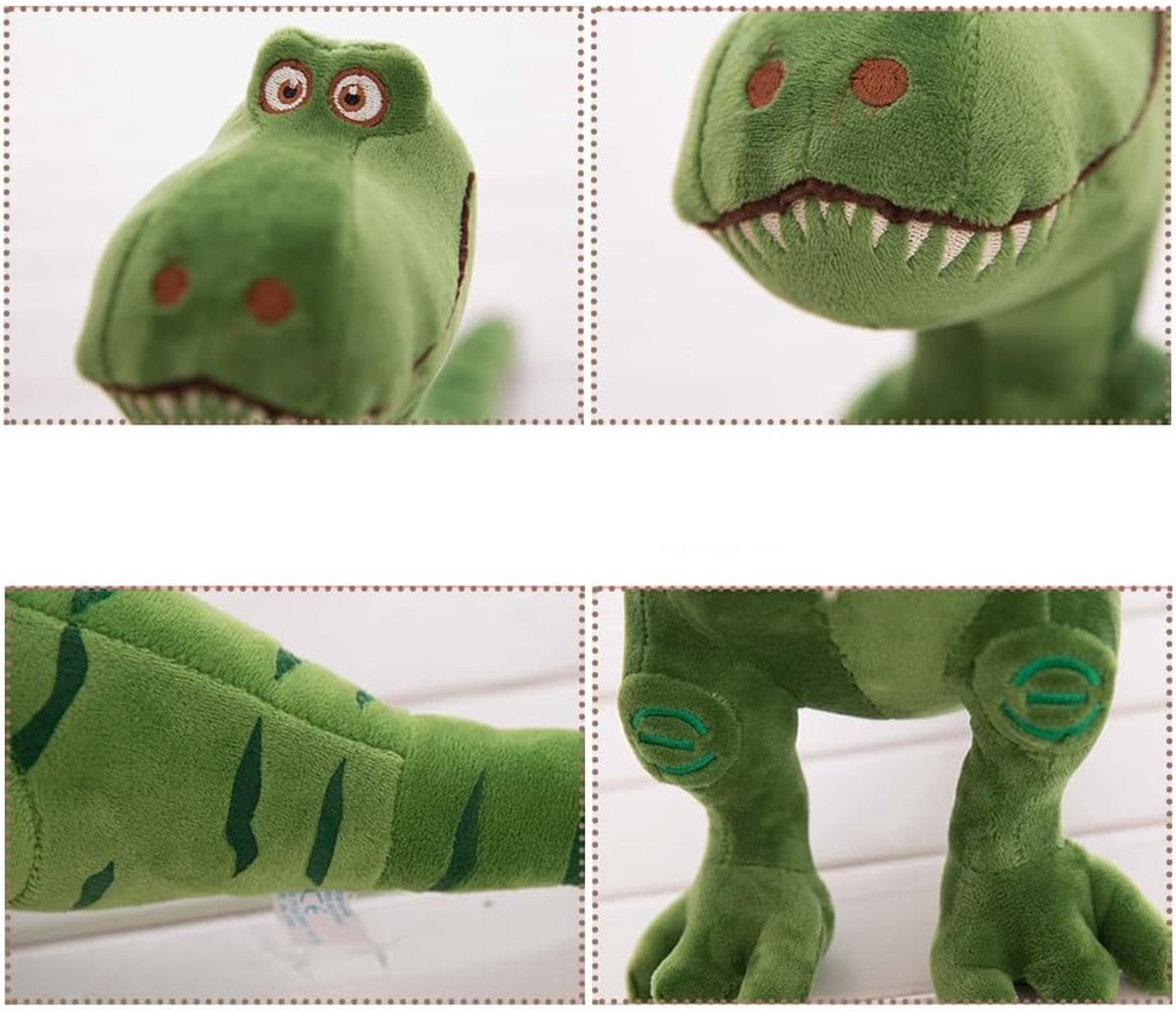 Dino Dinosaurus Knuffel - T-Rex - Kraamcadeau - Dinosaurussen - Meisje - Jongen - Avontuur - 40cm — afbeelding 3