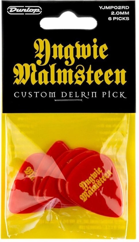Jim Dunlop - Yngwie Malmsteen - Plectrum - 2.00 mm - 6-pack