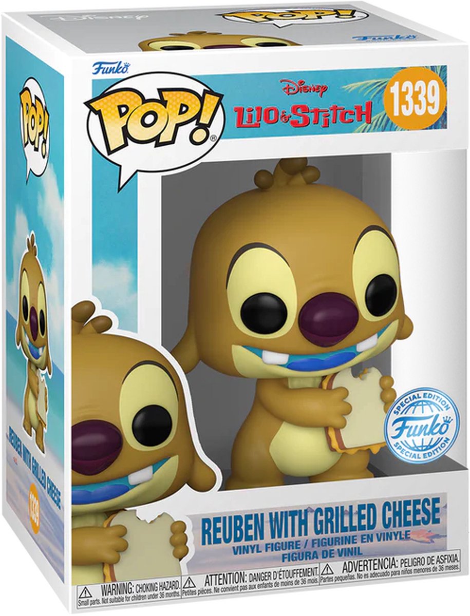 Funko Pop! Disney Lilo & Stitch – Ruben au fromage grillé #1339 Édition  spéciale Exclusive