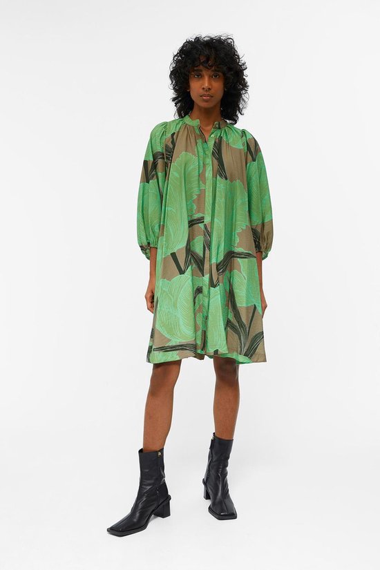 Object jurk groen sale