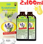 2-Flessen Kruidenolie uit 110 Kruiden (100 ml) - Massage olie