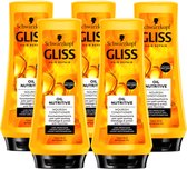 Gliss Kur Conditioner Oil Nutritive - Haarconditioner - 5 x 200ml