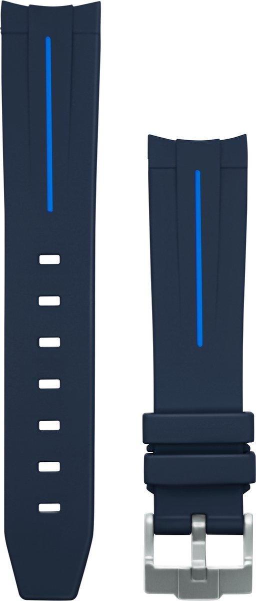MoonSwatch horlogebandje - Blauw Blauw Accent