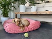 Dog's Companion - Hondenkussen / Hondenbed oud roze ribcord - XS - 55x45cm