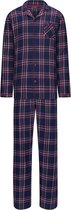Flanellen jongens pyjama Jim - Rood - Maat - 116