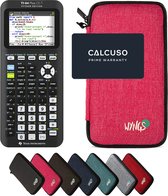 CALCUSO Basispakket roze met Grafische Rekenmachine TI-84 Plus CE-T Python Edition