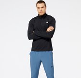 New Balance Accelerate Half Zip Heren Sportshirt - BLACK - Maat XL