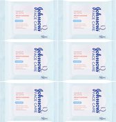 Johnson's Make-Up Be Gone 5-in-1 Refreshing Cleansing Wipes - 6 x 25 wipes (voor droge huid)
