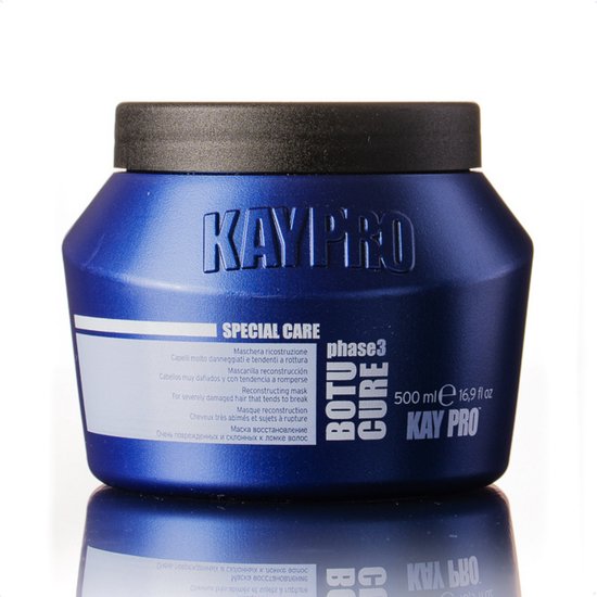 KayPro Masker voor Beschadigd Haar - Phase 3 - Botu-cure Masker 500ml – Haarmasker voor droog en beschadigd haar – Tegen gespleten haarpunten