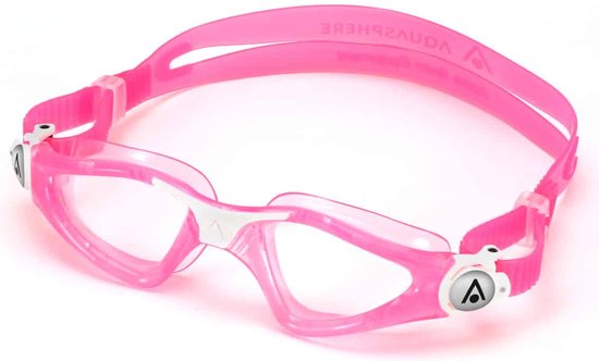 Aquasphere Kayenne Junior - Zwembril - Kinderen - Clear Lens - Aqua/Roze
