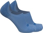 OS1st Nekkid comfort footies maat S (35.5-38.5) – blauw – siliconen hiel grip - lichte compressie – minimaliseert wrijving en blaren – naadloze teen – vochtafvoerend - antimicrobieel