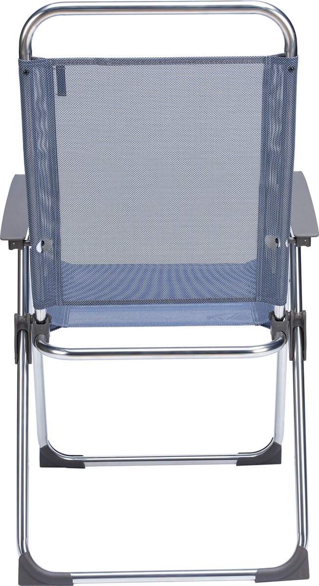 Chaise de camping avec poche pliable lot de 2 bleu vif - Chaises De Ca... pas cher