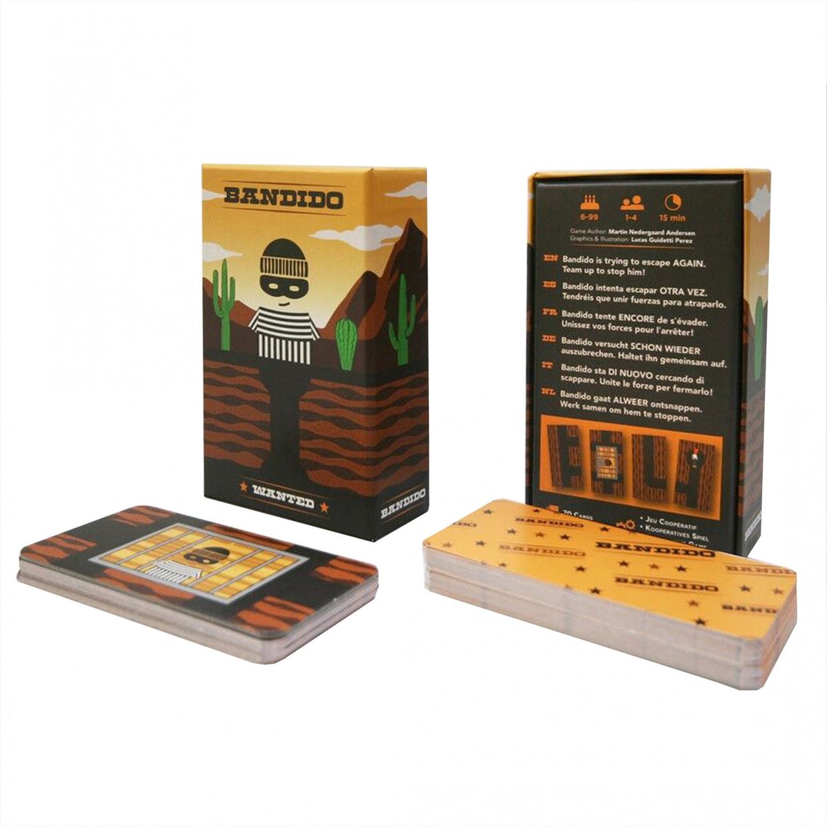 Bandido - Geronimo Games - Helvetiq - pocketspel - vanaf 6 jaar oud - van 1 tot 4 spelers — afbeelding 6