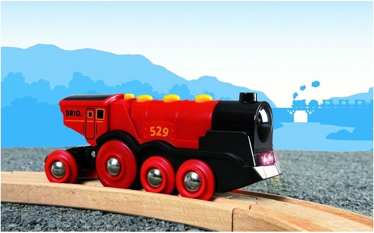 BRIO Rode locomotief op batterijen - 33592 — afbeelding 7