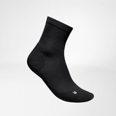 Bauerfeind Run Ultralight Mid Cut Socks, Men, Zwart, 41-43 - 1 Paar