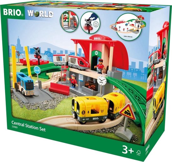 BRIO Centraal Stationset - 33989 - Treinbaan